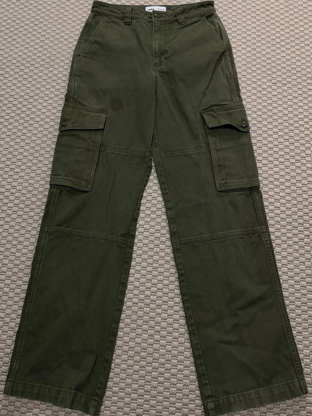Olive Green Cargo Pants - TNA